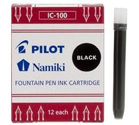 Pilot Ink Cartridge Namiki, for Capless Fountain pens, Black, VE = 1.