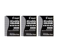 Pilot Ink Cartridges, Black, Pack of 3 Boxes of 6 Refills