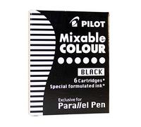 Pilot Ink Cartridges for Fountain Pen Parallel Pen Black, 3 - Pack