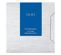 Pilot Iroshizuku Fountain Pen Ink Cartridges Kon-peki (Cerulean Blue) 6 Pieces IRF-6S-KO with Kanji Love Sticker