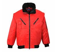 Portwest PJ10 Pilot Jacket Red XS