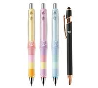 Pilot Japan Mechanical Pencil Dr. Grip CL Play Boader 0.3mm Pastel Color Body 3 Packs With Kanji LOVE Sticker, Pastel yellow, Pastel pink, Pastel blue, 0.55 x 5.59 x0.55 in (HDGCL50R3)