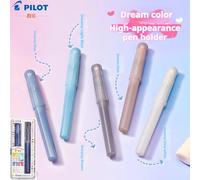Pilot Kakuno Fountain Pen,Limited Edition Madoromi White (F/M Nib) for Students, Calligraphy& Daily Writing Japanese Stationery Dream White