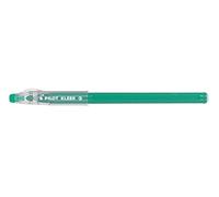 Pilot Kleer Erasable Ballpoint Pens 0.7mm Tip Green Ink (Box of 12 Pens)