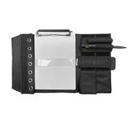 Pilot Knee Pad - 13.39 Inches | Oxford Fabric - Notepad with Sturdy Clipboard Strap Adjustable Leg Seven Compartments for Notes Lists Documents Students Professional Work