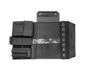 Pilot Kneeboard, Knee Writing Clipboard, Seven Slot Organizer with Leg Strap Sturdy Design Pen Holder Included, Keeps Cards Documents Notes Charts Manuals Secure Ideal for School Office Aviation Use