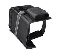 Pilot Kneeboard, Lightweight Design, Nylon, Reversible Pilot Kneeboard, Black Classic Aviation Clipboard with Pen Holder, Multipurpose Use for Work Training Commute Navigation Boating Note
