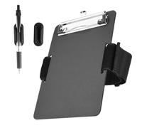 Pilot Kneeboard with Metal Clip, Hangable Pilot Accessories Clipboard with Pen Holder, Elastic Strap Knee Boards for Professional Pilots
