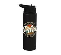 Pilot Limited Edition Vintage Stamp Flying Stainless Steel Insulated Water Bottle