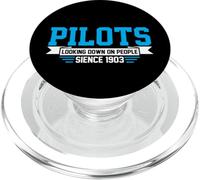 Pilot looking Down on People Since 1903 Funny Pilot Joke PopSockets PopGrip for MagSafe