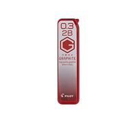 PILOT Mechanical Pencil Lead Neox Graphite 0.3mm, 2B, 20 Leads (HRF3G-20-2B)