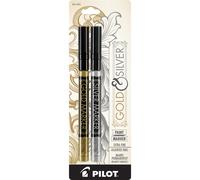 Pilot Metallic Permanent Paint Markers 1 Each Gold & Silver Extra Fine Point Set of 2 (41400)