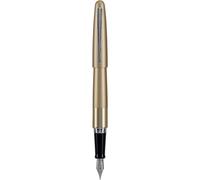 PILOT Metropolitan Collection Fountain Pen Gold Barrel Classic Design Fine Nib Black Ink (91112)