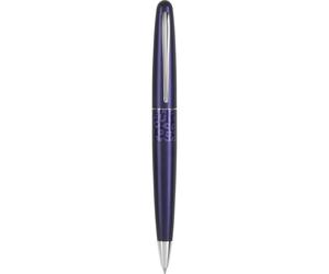 Pilot MR Animal Collection Ballpoint Pen in Gift Box Matte Plum Barrel with Leopard Accent Medium Point Stainless Steel Nib Refillable Black Ink (9