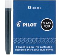 Pilot Namiki IC100 Fountain Pen Ink Cartridge, Black, 12 Cartridges per Pack (69100)