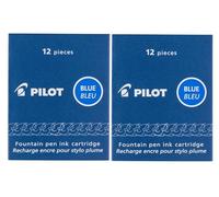 Pilot Pen Fountain Pen Cartridge Refill Mr Collection – Blue – 12/Pack