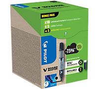 Pilot Non-permanent Whiteboard Marker Black Medium Bullet - Pack of 20