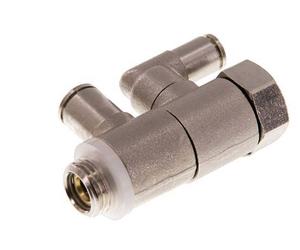 Pilot Operated Check Valve 6mm & G1/4'' Male Elbow Brass 0.5-10bar (7-145psi)