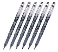 Pilot P-700 Rollerball Stick Gel Pen, Black Ink, Fine Point 6-PACK(38610)