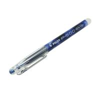 Pilot P500 0.5mm tip extra fine needlepoint BLUE gel ink rollerball x 1 single pen