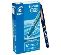 Pilot V-Ball 05 Rollerball Pen Fine 0.3 mm Blue Pack of 12