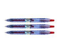 Pilot Pack of 3 B2P Gel Ink Ballpoint Pens Medium Point Redaa