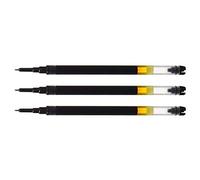 PILOT Pack of 3 Refills for V5 RT Rollerball Pen-Black