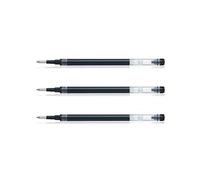Pilot Pack of 3 Refills for Vball 7 RT Rollerball Pens Blackaa