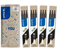 PILOT Frixion Rollerball Refill 0.7 Refill Pack of 12 (Black)