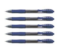 Pilot G2 10 Broad Tip 1 mm Blue Roller GEL INK PENS PACK OF 3