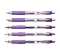 Pilot Pack of 5 G2 07 Metallic Gel Ink Ballpoint Pens Metallic Purpleaa