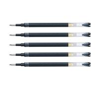 PILOT Pack of 5 Refills for VBALL 7 RT Rollerball Pens Blackaa