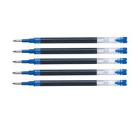 Pilot Pack of 5 V Ball Liquid Ink Rollerball Refills 7 RT and Greenball Medium Blueaa