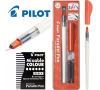 Pilot Parallel Calligraphy Pen 1.5mm Nib - FREE Pack of 6 Black Ink Cartridges
