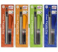 Pilot Parallel Calligraphy Pen Set, 1.5 mm, 2.4 mm, 3.8 mm and 6 mm with Bonus Ink Cartridge (P9005SET) by Pilot
