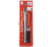 Pilot Parallel Pen 2-Color Calligraphy Pen Set, with Black and Red Ink Cartridges, 1.5mm Nib (90050)