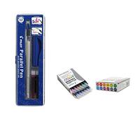 Pilot Parallel Pen, Calligraphy Pen, 6.0 mm, Rechargeable + Box with 12 Assorted Refills, Pack of 1