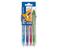 PILOT Pen 2260SG4L FriXion Ball, Refill M 0.7, Set of 4, Light Blue, Pink, Purple and Light Green