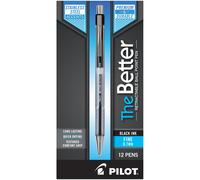 PILOT Pen 30000 The Better Ball Point Pen Refillable & Retractable Ballpoint Pens Fine Point Black Ink 12-Pack