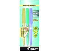 Pilot Pen 46542 "Frixion Light Pastel Erasable Highlighters, Multi-Colour, Pack of 3