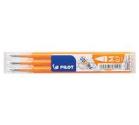 Pilot Pen Frixion Ball 2261016F Refill Rollerball Pen Thickness 0.7 mm Apricot Erasable Pack of 3