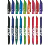 Pilot Pen Frixion Erasable Rollerball Pen - Assorted Colours (Pack of 9)