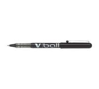 Pilot Pilot VBall Liquid Ink Rollerball Pen 0.5mm Tip 0.3mm Line Black (Pack 12)