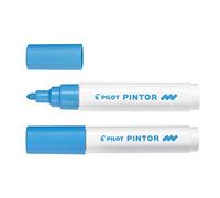 Pilot Pintor Marker Bullet Tip Medium Line Light Blue