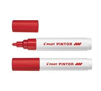 Pilot Pintor Marker Bullet Tip Medium Line Red