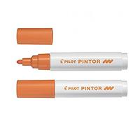Pilot Pintor Medium Line Bullet Paint Marker 4.5mm Tip- Orange (Pack of 6)