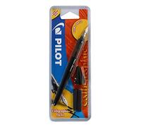 Pilot Plumix Fountain pen. Feather Large + Black Ink Cartridge