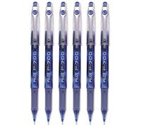 Pilot Precise P-700 Gel Ink Rolling Ball Pens Fine Point Blue Ink 6 Pens