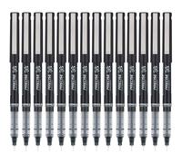 Pilot, Precise V5, Capped Liquid Ink Rolling Ball Pens, Extra Fine Point 0.5 mm, Black, Pack of 14