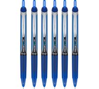 Pilot Precise V7 RT Retractable Rolling Ball Pens Fine Point Blue Ink 6 Pack